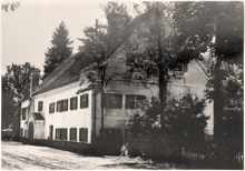 Der ehemalige Stadl von Schlo� Isareck, 1944