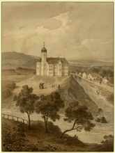 Schlo� Isareck um 1600, von Carl August Lebsch�e, 1868