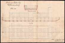 1885 - Plan Plette zur F�hre bei Volkmannsdorf
