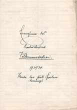 Einnahmen des Br�ckenfond Volkmannsdorferau 1930/34