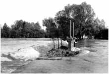 Volkmannsdorf, Hochwasser Isar und Amper 1965