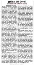 Heimat und Front MZ 20.01.1940, Heimnachmittag der HJ im Zeichen der Feldgrauen