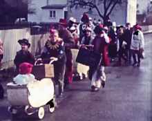 Schulkinder Volkmannsdorf, Filmchen Fasching 1960er Jahre