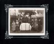 1917 beim M�slweber in der Volkmannsdorferau, Weber Anwesen, Uppenbornwerkstra�e 15