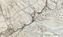 Kartenausschnitt mit Flurplan von Volkmannsdorf 1857