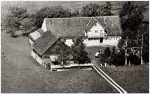 Das alte Obermaier Anwesen um 1920