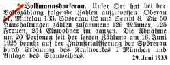 Volksz�hlung Volkmannsdorferau 1933