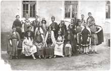 Theaterauff�hrung in Thulbach oder Bruckberg, Mitte der 1920er