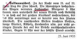 Hochwasser 25.06.1935