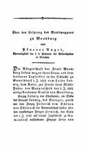 1811 - �ber den Ursprung des Stadtwappens zu Moosburg