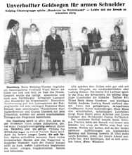 KGV Theater 1974  „Der Hunderter im Westentaschl“