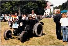 Karl Stangl bei einer Ausfahrt / Oldtimertreffen um 1984