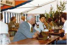 Dorffest 1984, Sepp Obermaier, Karl Stangl, Walter Beer und Rudi Schmidt