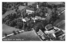 Schlo� Isareck vom Flugzeug aus - 1930