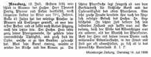 Pfarrer Thomas Hartig verstorben, MZ 14.07.1896