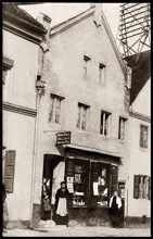 Moosburg Weingraben, Gold & Silber Handlung, Maria Franz, Postkarte 14.10.1909
