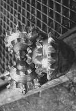 Moosburg S�d Chemie, 18.04.1968 Bohrkopf des Bohrers der Tiefbohrstelle