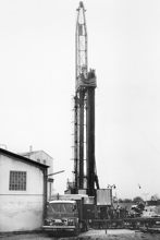 Moosburg S�d Chemie, 02.05.1968 Bohrarbeiten der Firma Schlumberger