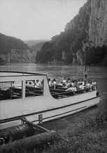 1961, Schulausflug mit Dampferfahrt auf der Donau von Weltenburg nach Kehlheim