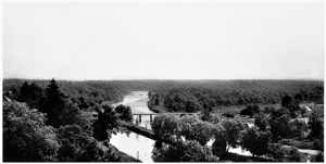 Volkmannsdorf, die 1955 erbaute Br�cke