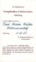 Frau Maria M�ller war zur Wallfahrt in Alt�tting - 01.12.1955