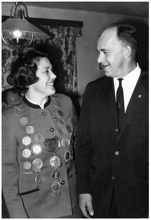 16.02.1968 Die Sch�tzenk�nigin von 1967, Maria Schwaiger wird entthront neuer Sch�tzenk�nig ist Hans Schnaitl