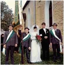 01.10.1966 Kirche Wang Hochzeit von Hans Ritzer (F�hnrich)