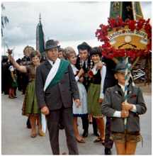 17.05.1981 Bezirkssch�tzentag mit Festzug in Moosburg