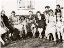 Familie St�ber zu Besuch bei Tante Fanny 1940
