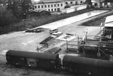 Moosburg S�d Chemie, 08.05.1968 die Tiefbohrstelle wird ger�umt