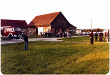 22. Juli 1977 L�schgruppe der Freiw. FW Volkmannsdorferau - Leistungsabzeichen Bronze Aufbau der L�schger�te