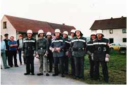 24. Juni 1983 Sonnwendfeier auf dem Hof von Kommandant Karl Stangl