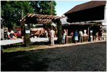 17. Juni 1989 Grillfest mit 20 Kuchen und der Dorfmusik