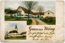 Gruss aus Wang, Postkarte 02.01.1904