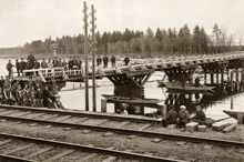 Volkmannsdorf Br�ckenbau 1904