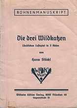 1982 Theatergruppe der FFrw. Wang: „Drei Wildkatzen“ B�hnenmanuskript
