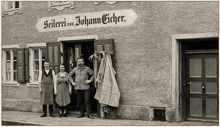 Moosburg Weingraben, Seilerei von Johann Eicher um 1920