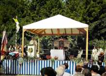100j�hriges Gr�ndungsfest Freiwillige Feuerwehr Volkmannsdorferau 8./9. Juni 2013 - Festgottesdienst