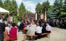 100j�hriges Gr�ndungsfest Freiwillige Feuerwehr Volkmannsdorferau 8./9. Juni 2013 - Festgottesdienst