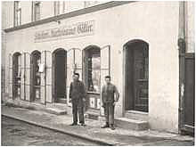 Moosburg Weingraben, Schlo�erei Bartholom�us G��ler, um 1915