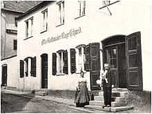Moosburg Weingraben, Otto Rothmaier Nagelschmied, um 1915