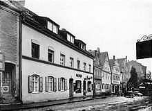 Moosburg Weingraben Haus Nr 9, Marien-Apotheke, 1950