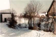 Volkmannsdorf 1940, Untere Hauptstrasse, rechts Ligeder-Stadl