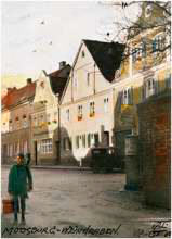 Weingraben, colorierte Photographie von Valentin Ott