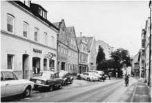 Moosburg Weingraben Haus Nr 9, Marien-Apotheke, Mitte der 1960er Jahre