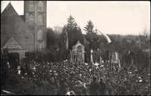 Enth�llung des Kriegerdenkmals in Volkmannsdorf am 8. Mai 1921