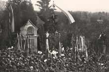 Enth�llung des Kriegerdenkmals in Volkmannsdorf am 8. Mai 1921