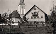 Blick zur Kirche Wang