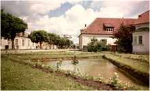1957 - der Teich vor der Ostenriedervilla