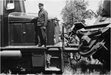 10. Mai 1961, Rangierunfall in der Driescherstrasse mit der S�d Chemie Werkslok